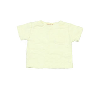 Amelia Girls White Short Sleeve Shirt size: 0-3 Months